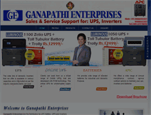 Tablet Screenshot of apcganapathi.com